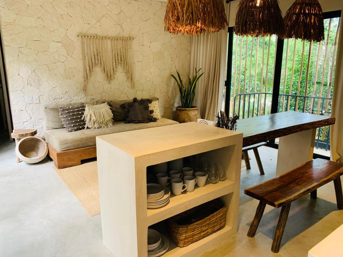 Vida Jungle Boho Apart 9 With Special Fee To Access Hotel Bardo ตูลุม ภายนอก รูปภาพ